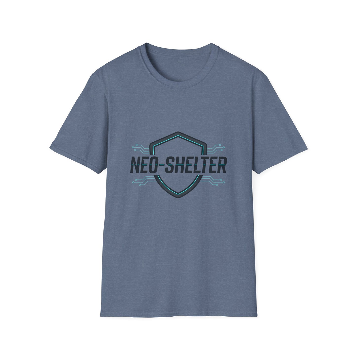 T-Shirt "Cyber-Shield" Blanc