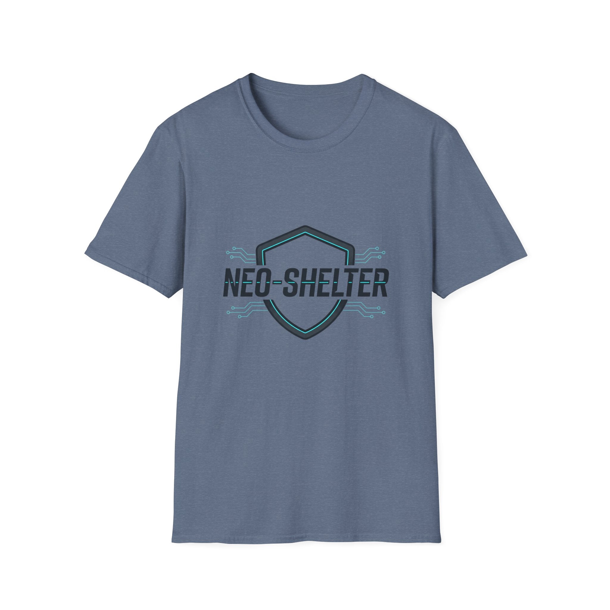 T-Shirt "Cyber-Shield" Blanc