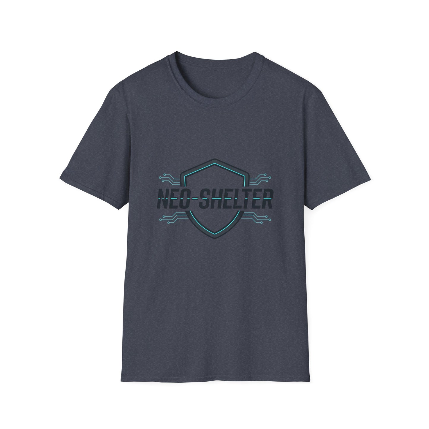 T-Shirt "Cyber-Shield" Blanc