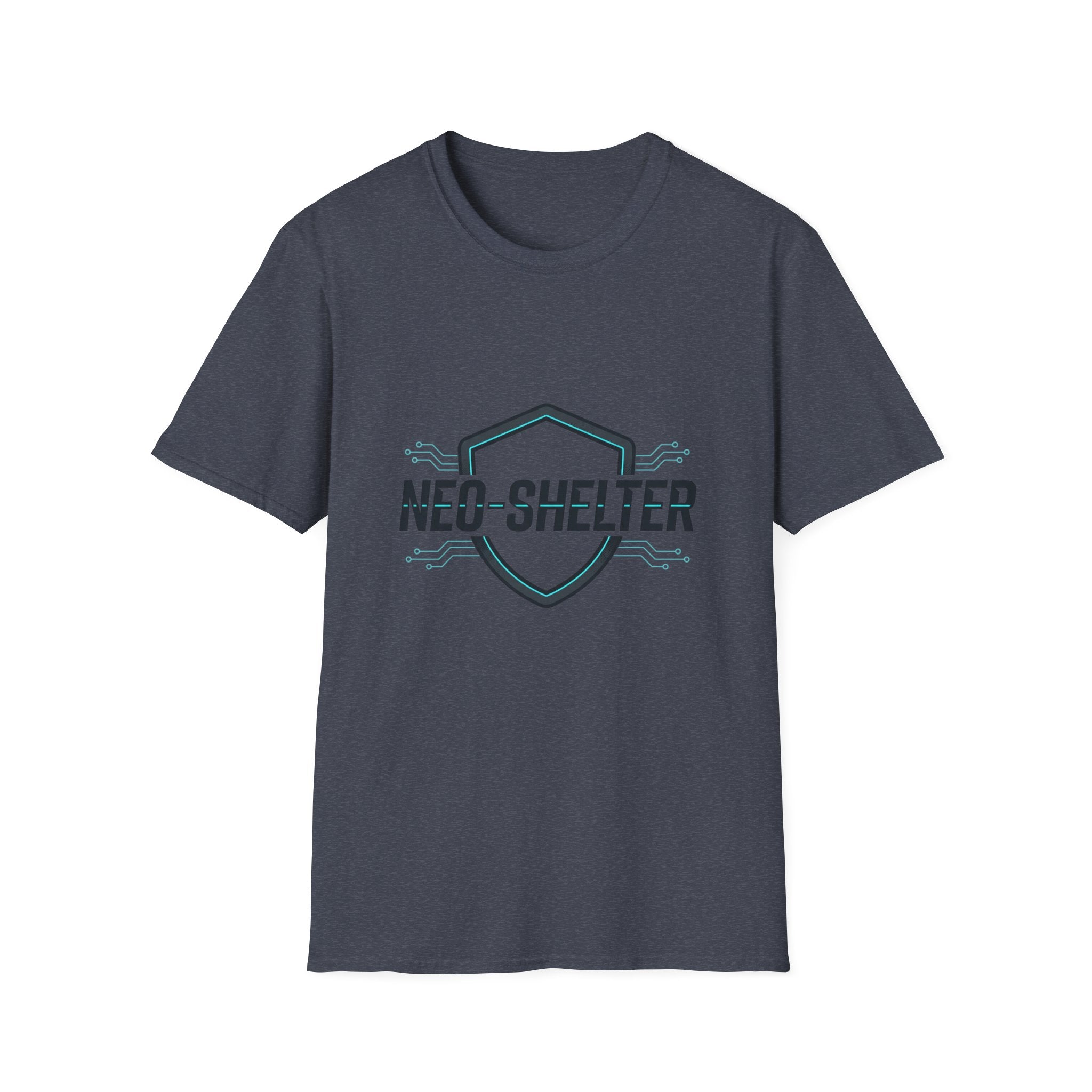 T-Shirt "Cyber-Shield" Blanc