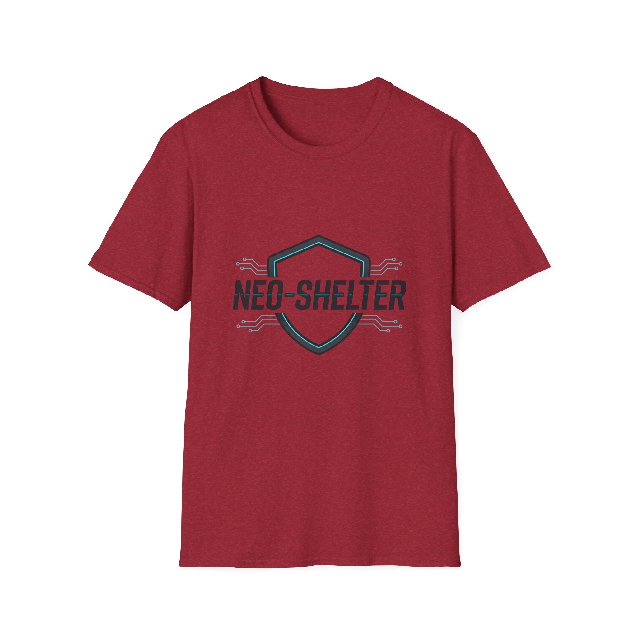 T-Shirt "Cyber-Shield" Blanc
