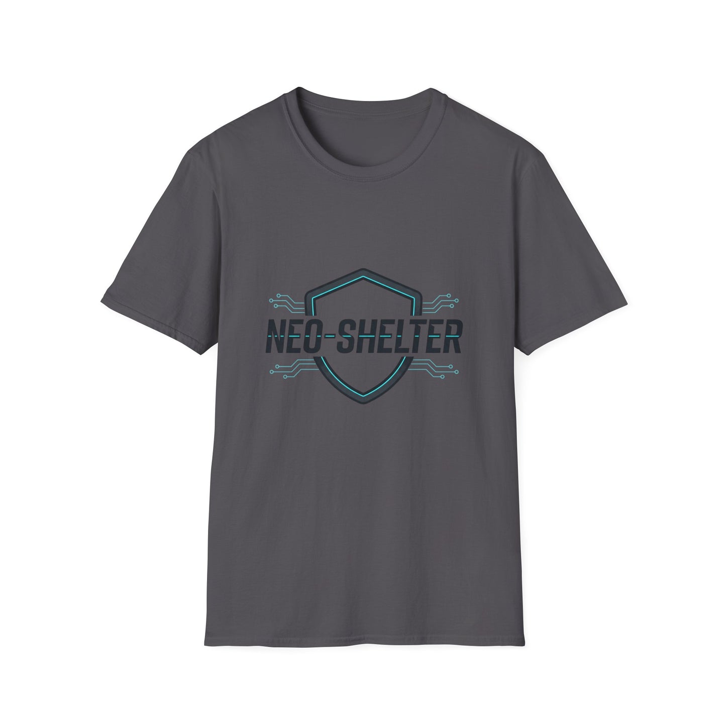 T-Shirt "Cyber-Shield" Blanc