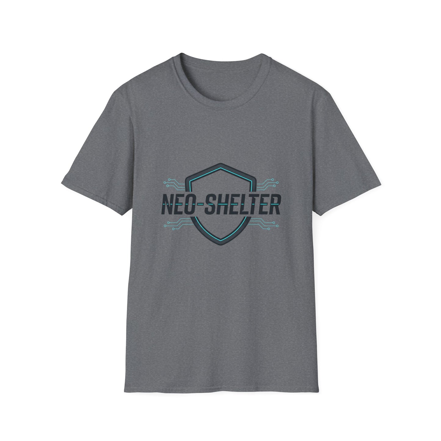 T-Shirt "Cyber-Shield" Blanc