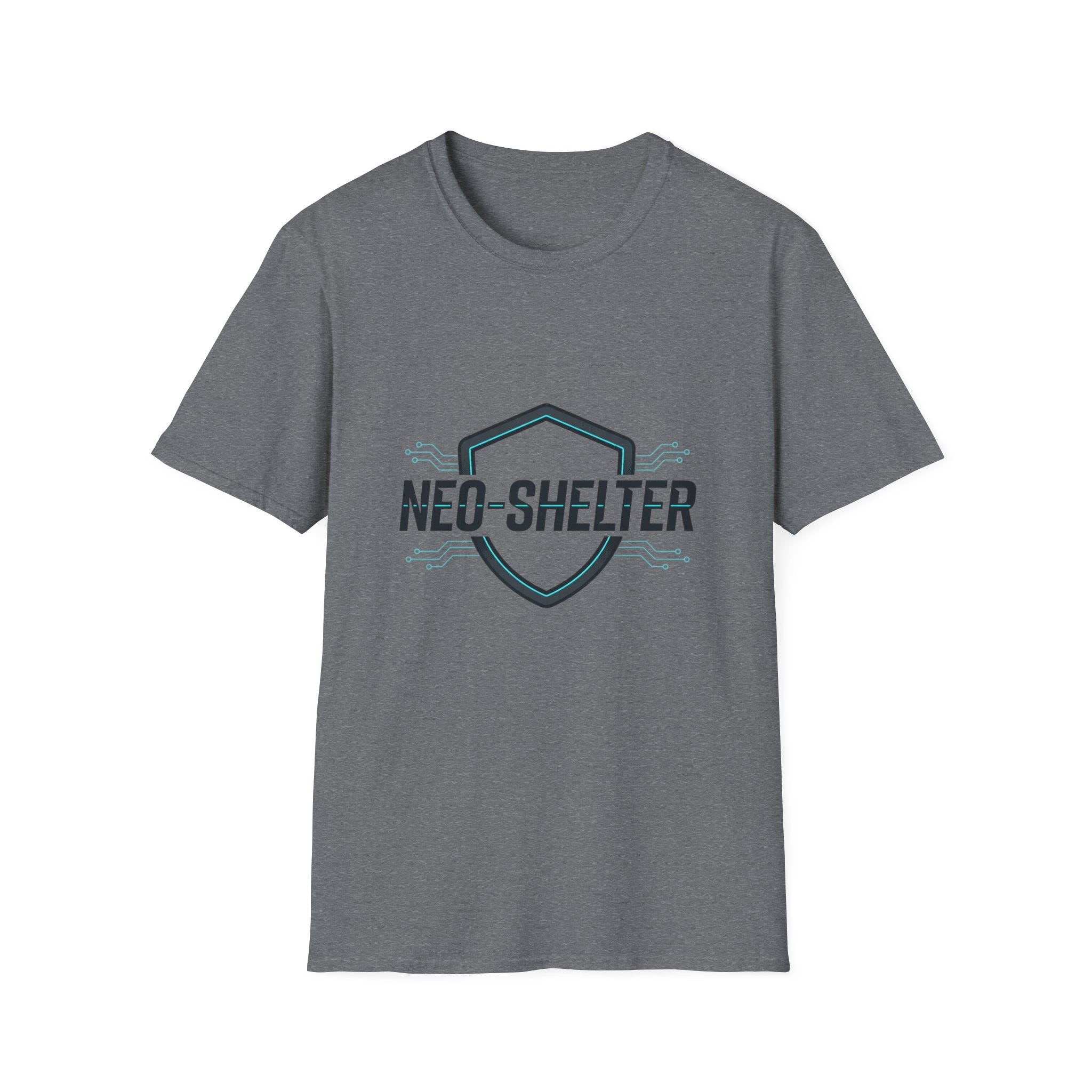 T-Shirt "Cyber-Shield" Blanc