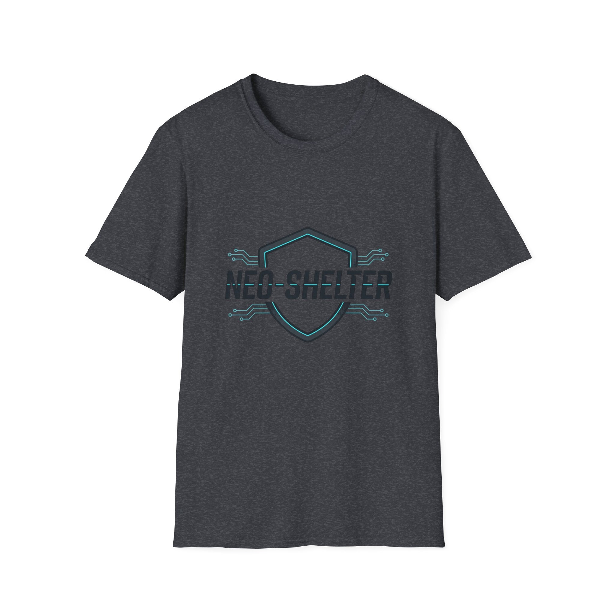 T-Shirt "Cyber-Shield" Blanc