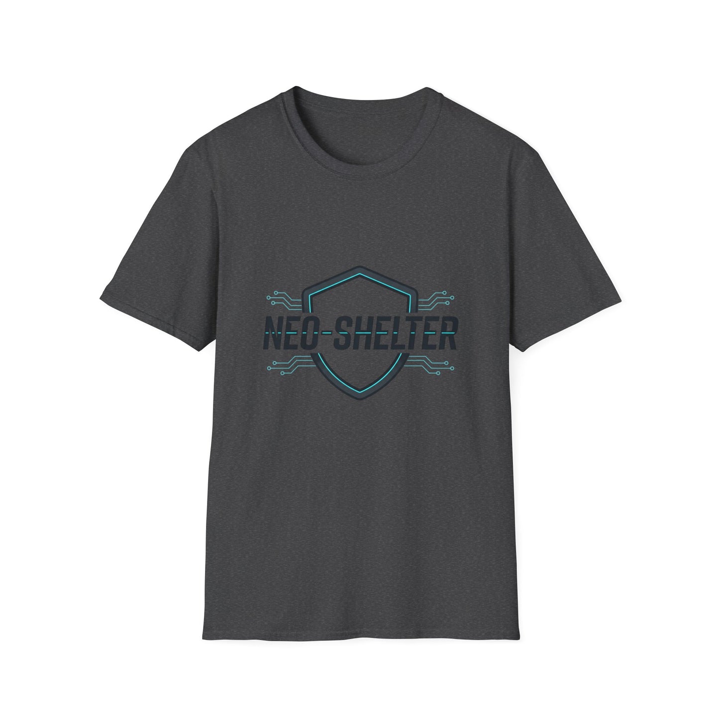 T-Shirt "Cyber-Shield" Blanc